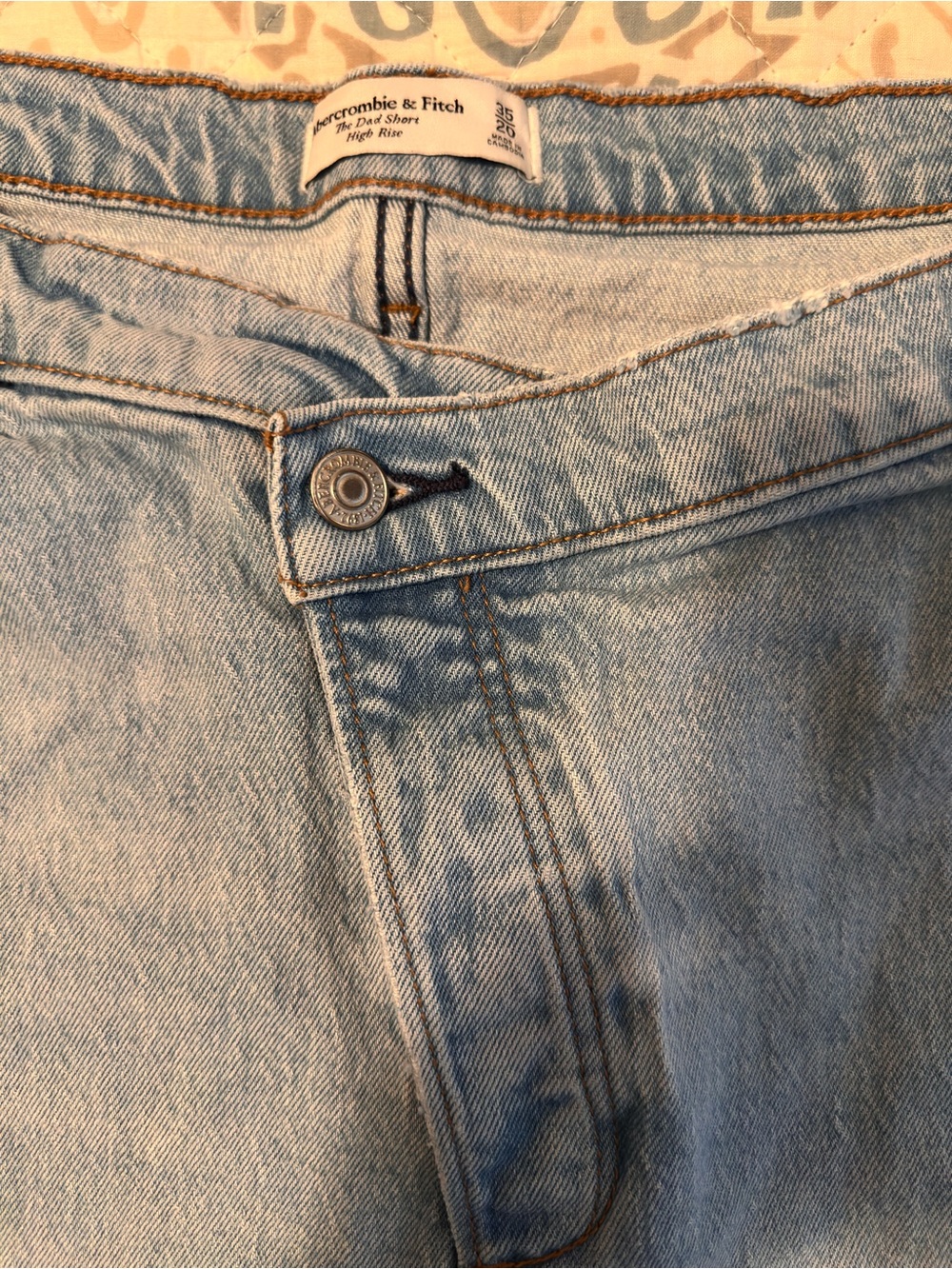 Abercrombie & Fitch high rise The Dad Short 35/20 - Picture 3 of 5